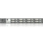 Aten Rackmount Kvm Switch Single Rail 8 Port Dvi Usb W/ 17.3′ Lcd Display, 2x Custom Kvm Cables, 1920×1200@60hz Display, Led Illumination (CL6708MW-ATA-AU)