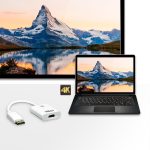 Aten 4k Displayport To Hdmi Active Adapter, Supports Vga, Svga, Xga, Sxga, Uxga, 1080p & Resolutions Up To 4k Uhd, Supports Amd Eyefinity, Dp To Hdmi (VC986-AT)