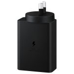 Samsung 65w Pd Power Adapter Trio – Black(),3-in-1 Wall Charger(2 X Usb-c, Usb-a), Versatile Compatiblity, 1 Year Warranty (EP-T6530NBEGAU)