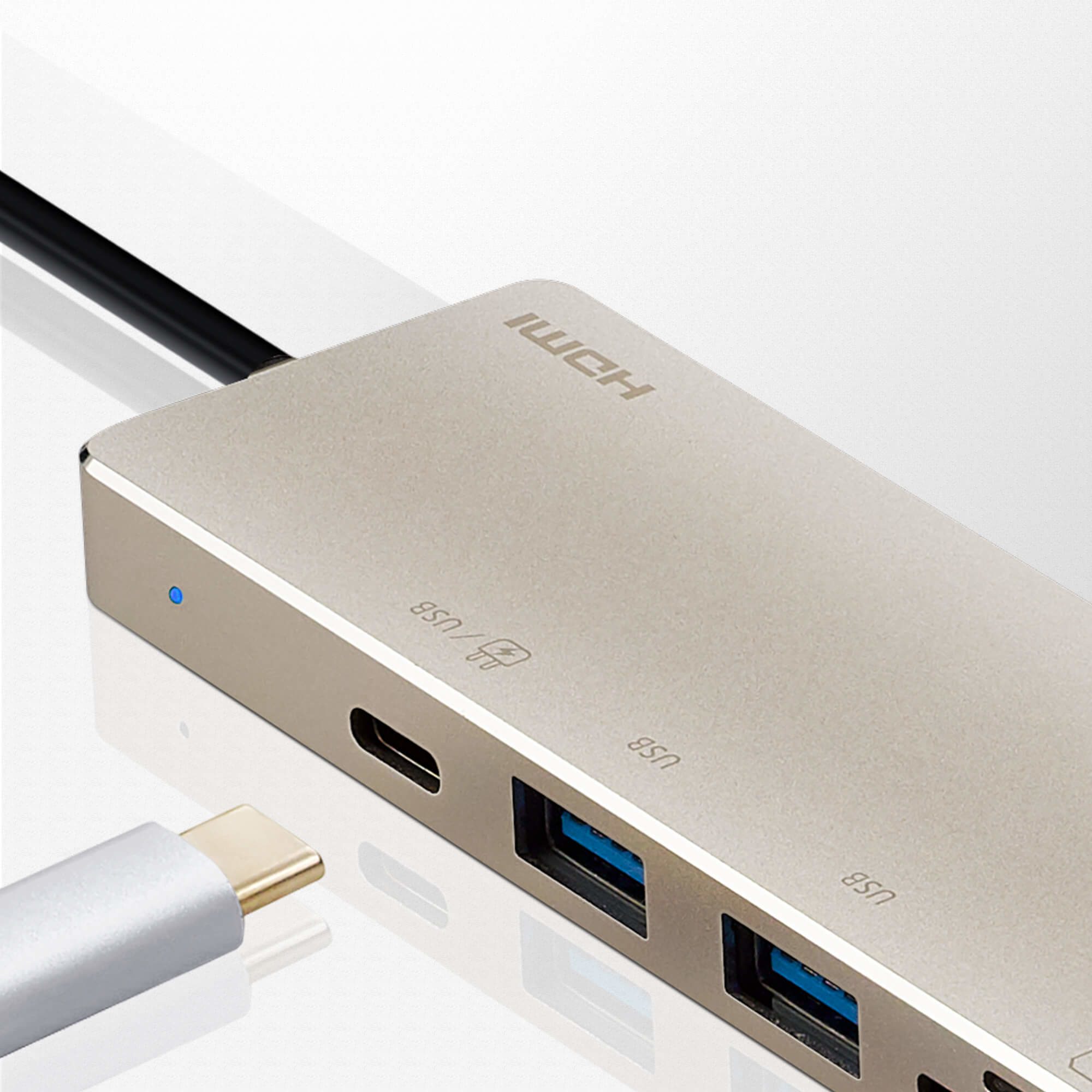 ATEN UH3239-AT USB-C HDMI MULTIPORT MINI-DOCK WITH POWER PASS-THROUGH - Image 9