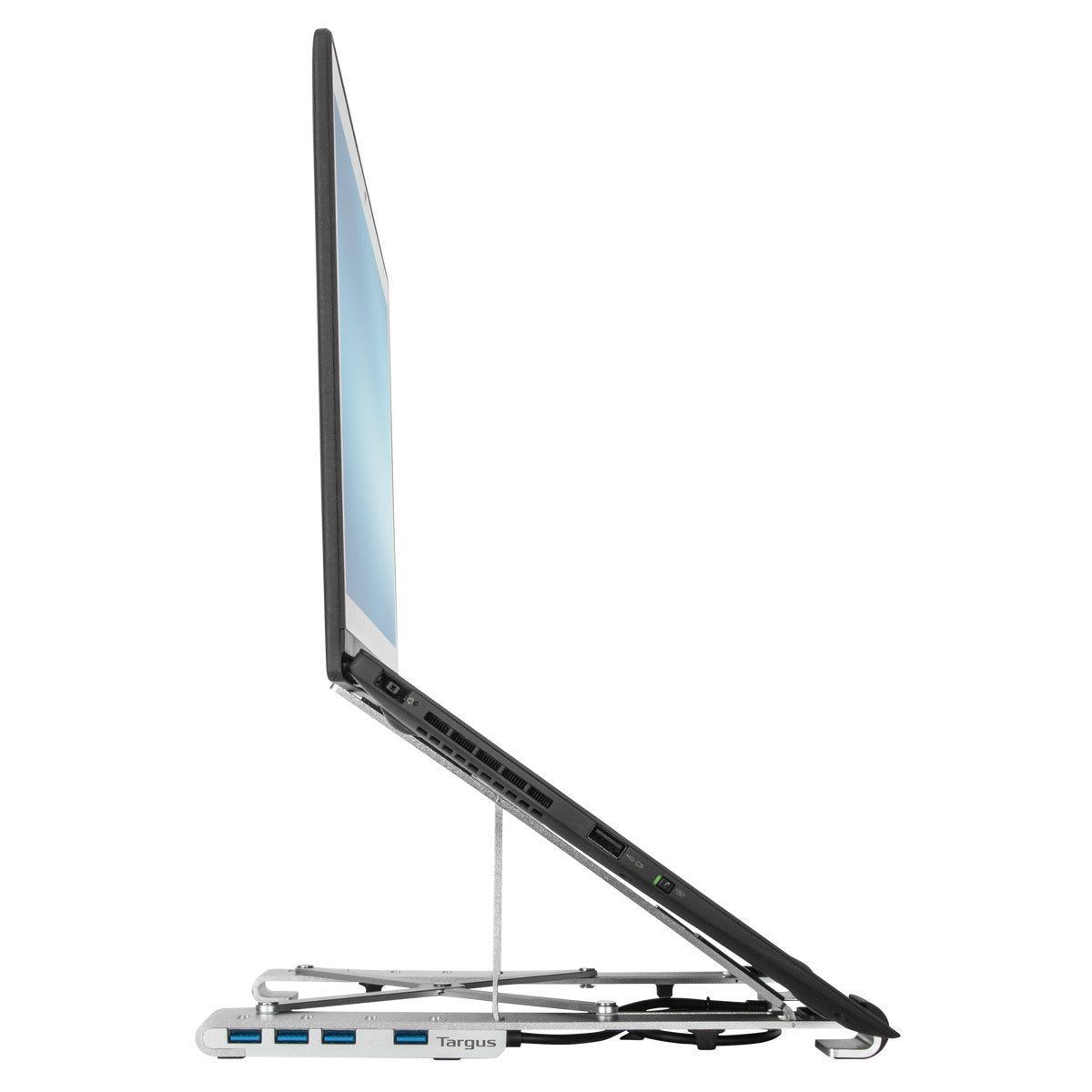 Targus AWU100205GL Portable Stand & Usb-A Hub, 5 HEIGHT ADJUSTABLE FOLDING STAND, 4X USB-A(3.2 Gen 1) ports. - Image 7