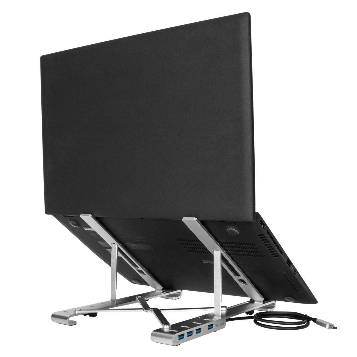 Targus AWU100205GL Portable Stand & Usb-A Hub, 5 HEIGHT ADJUSTABLE FOLDING STAND, 4X USB-A(3.2 Gen 1) ports. - Image 10