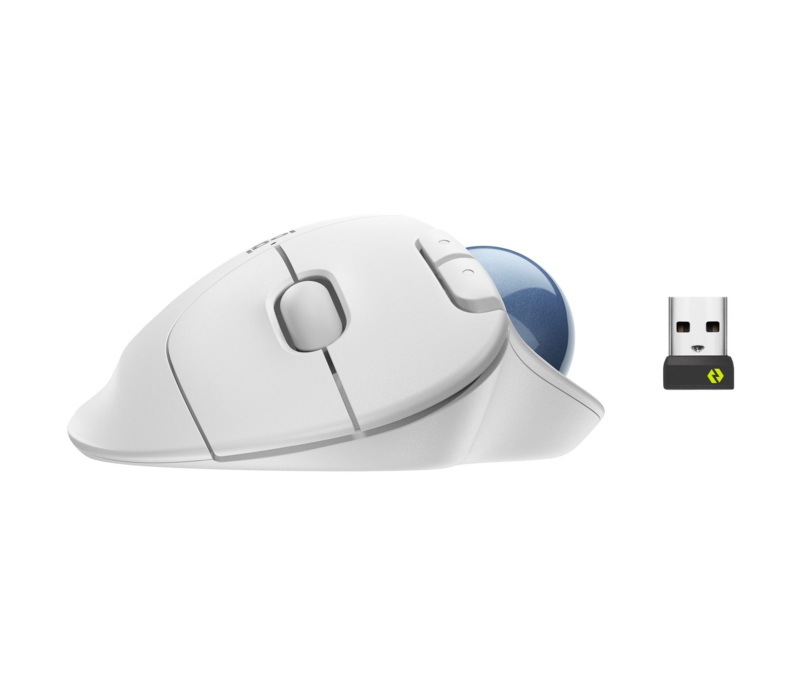 LOGITECH M575 ERGO WIRELESS TRACKBALL MOUSE,BOLT RECEIVER,BT,WHITE - 2YR WTY - Image 5