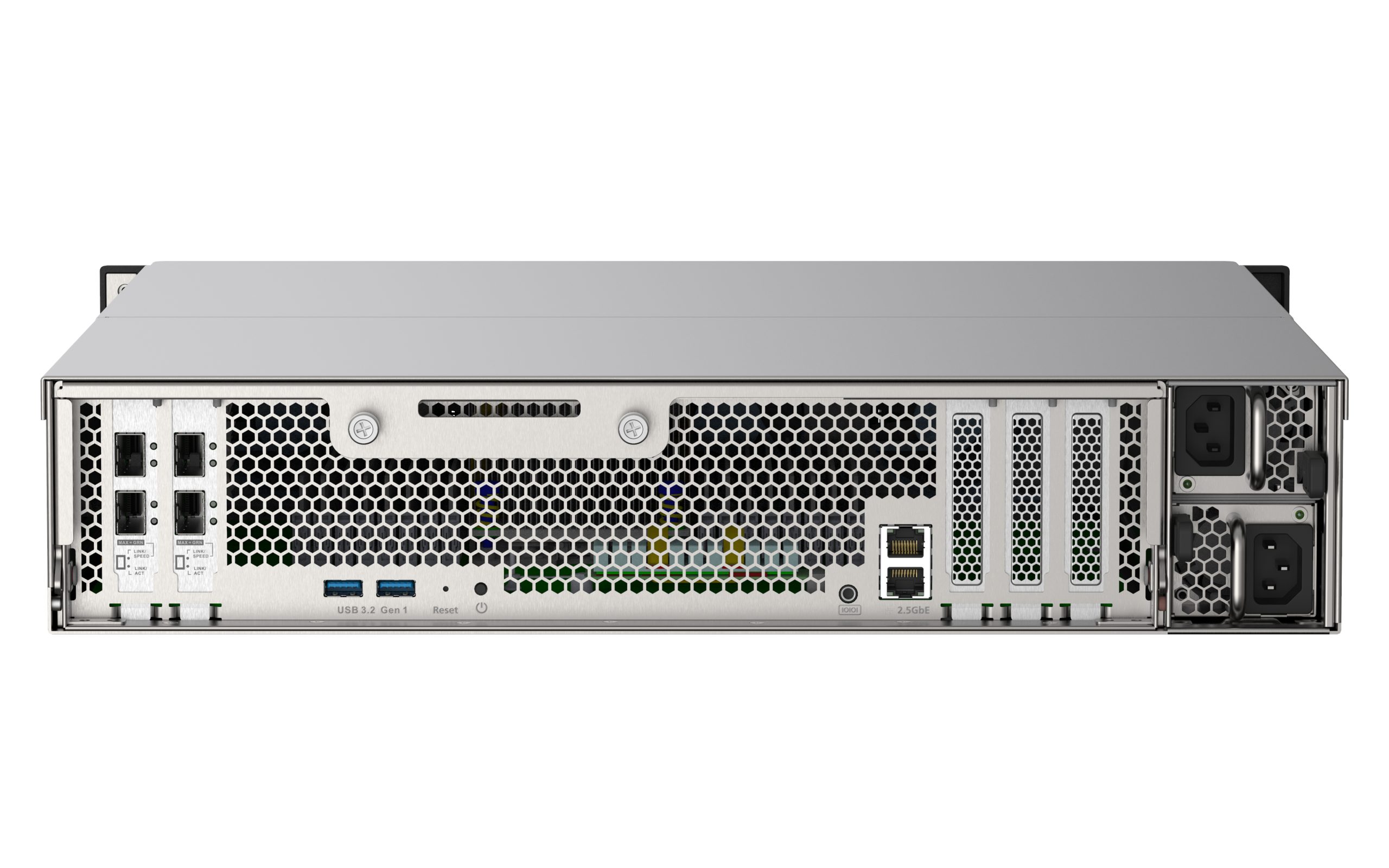 QNAP TS-h2490FU-7302P-256G, 24-Bay all-flash NAS, NVMe Gen3 x4, AMD EPYC 7302P 3.0GHz, 256GB RDIMM ECCC DDR4 RAM, 2 x 2.5GbE LAN, 4 x 25GbE SFP28, 5 Yr WTY - Image 5