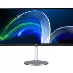 Acer CB382CUR 38" Curve IPS monitor WQHD (3440 x 1440) IPS, Height adjust stand with USB-C Docking, 3 Yrs WTY.