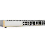 Allied Telesis L2+ switch with 24 x 10/100/1000T PoE ports and 4 x 100/1000X SFP ports, AU Power Cord