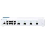 QNAP 8 Port 1gbps, 4 Port 10gbe Sfp+, Web Management Switch, 2 Years Rtb (QSW-M408S)