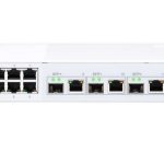 QNAP QSW-M408-4C, 8 port 1Gbps, 4 port 10G SFP+/ NBASE-T Combo, web management switch, 2 Years RTB