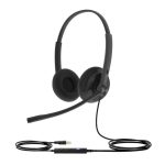 Yealink (UH34 Lite Dual UC) Unified Communications USB Wired Headset, Dual, USB-A, Noise-Cancelling Mic & Foam Ear Cushion