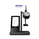 Yealink WH66 Mono Teams DECT Wireless Headset, UC Workstation, HD Voice, 2-Mic Noise Cancellation&330° Adjustable, Leather Ear Cushions, Zoom