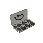 Yealink (Earhook and Eartips Pack for WH63/67) Earhook (1pc) and Eartips (8pcs) for WH63/67 Packaged with Case
