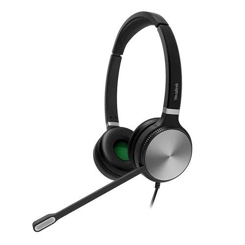 Yealink YHD362 Premium Wideband QD Dual Headset for Yealink IP Phones, QD Cord not Included, Noise Canceling Technique