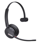 Yealink (BH70 Mono Teams USB-A) Microsoft Certified Teams Bluetooth Wireless Headset, Mono, 3-Mic Beamforming Noise Cancellation, USB-A, Dongle & Carry Case