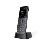 Yealink (W73H) SIP DECT IP Phone Handset, includes Charger Cradle, Rechargeable Battery, Belt Clip and Power Adapter