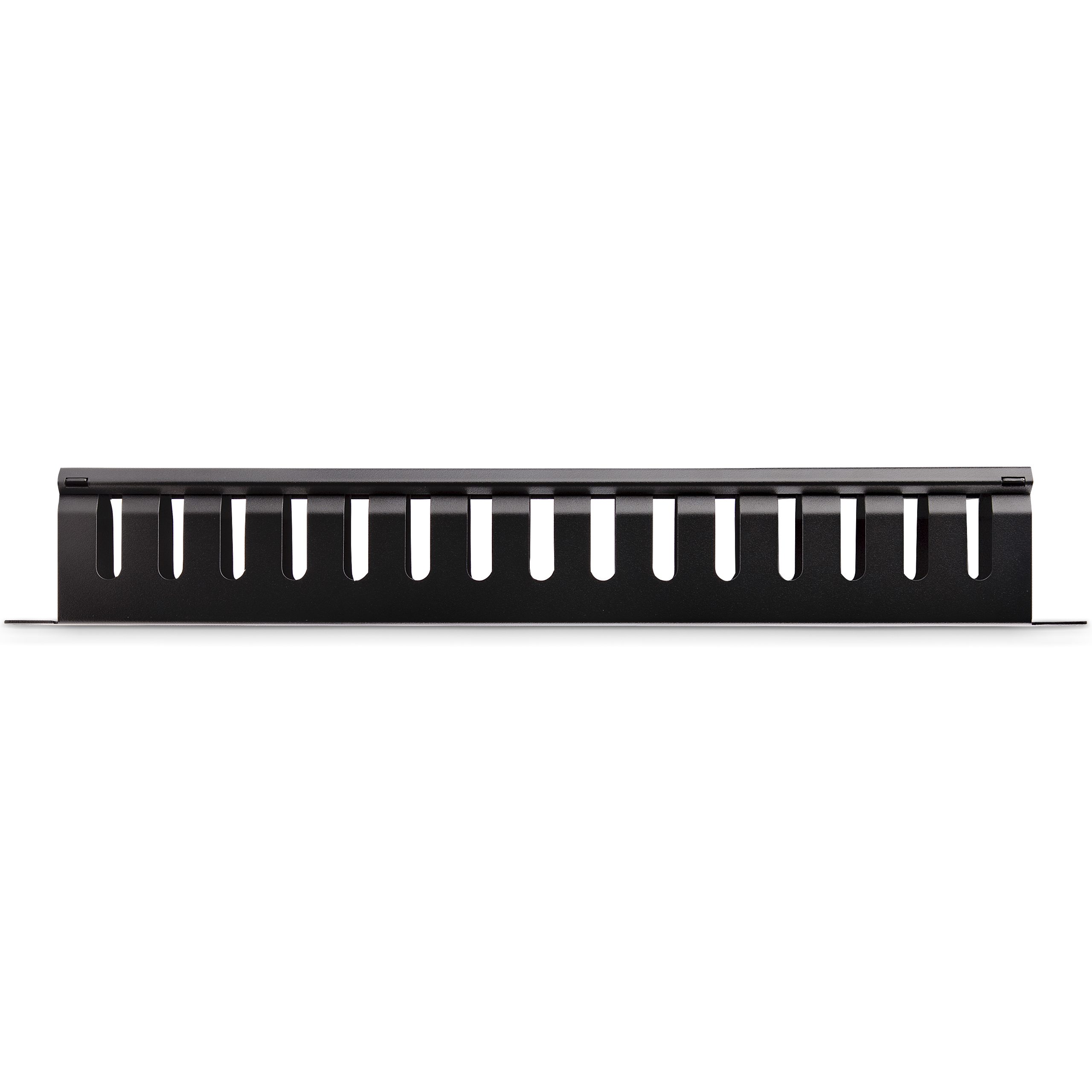 1U Finger Duct Cable Manager w/ Cover - Image 7