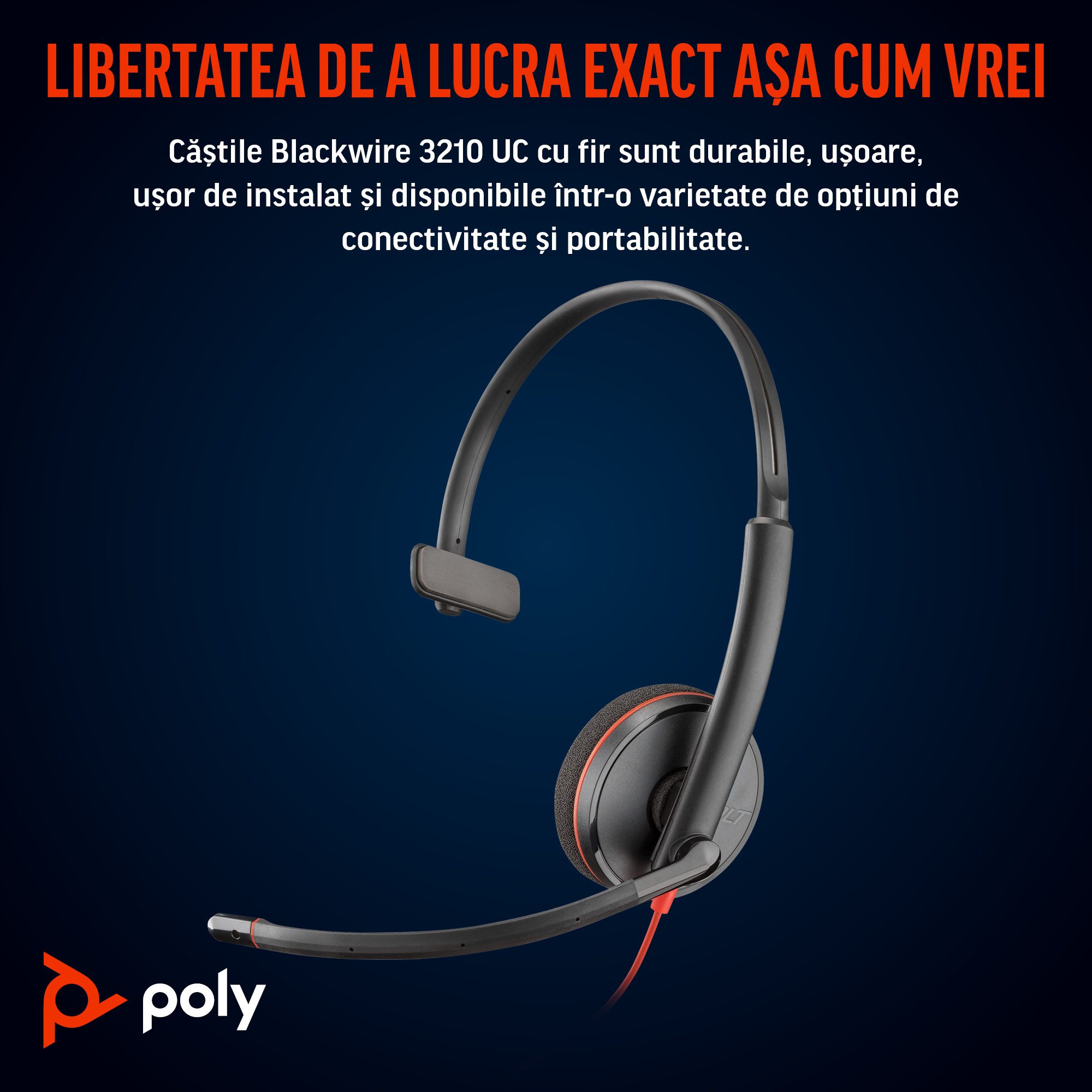 Poly BW 3210 Mono USB-C HS +USB-C/A - Image 14