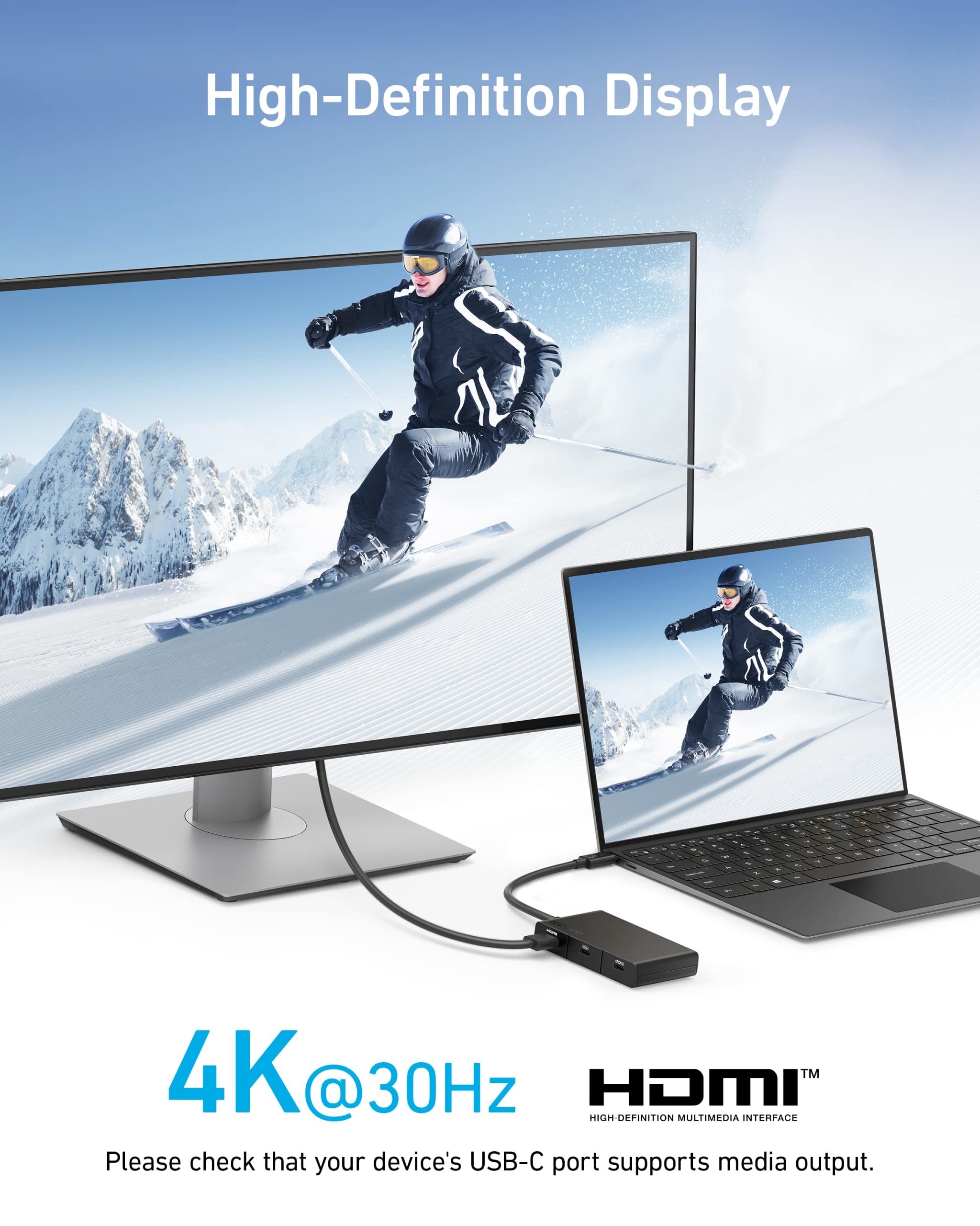 ANKER 332 5-IN-1 USB-C HUB WITH 4K HDMI - Image 5