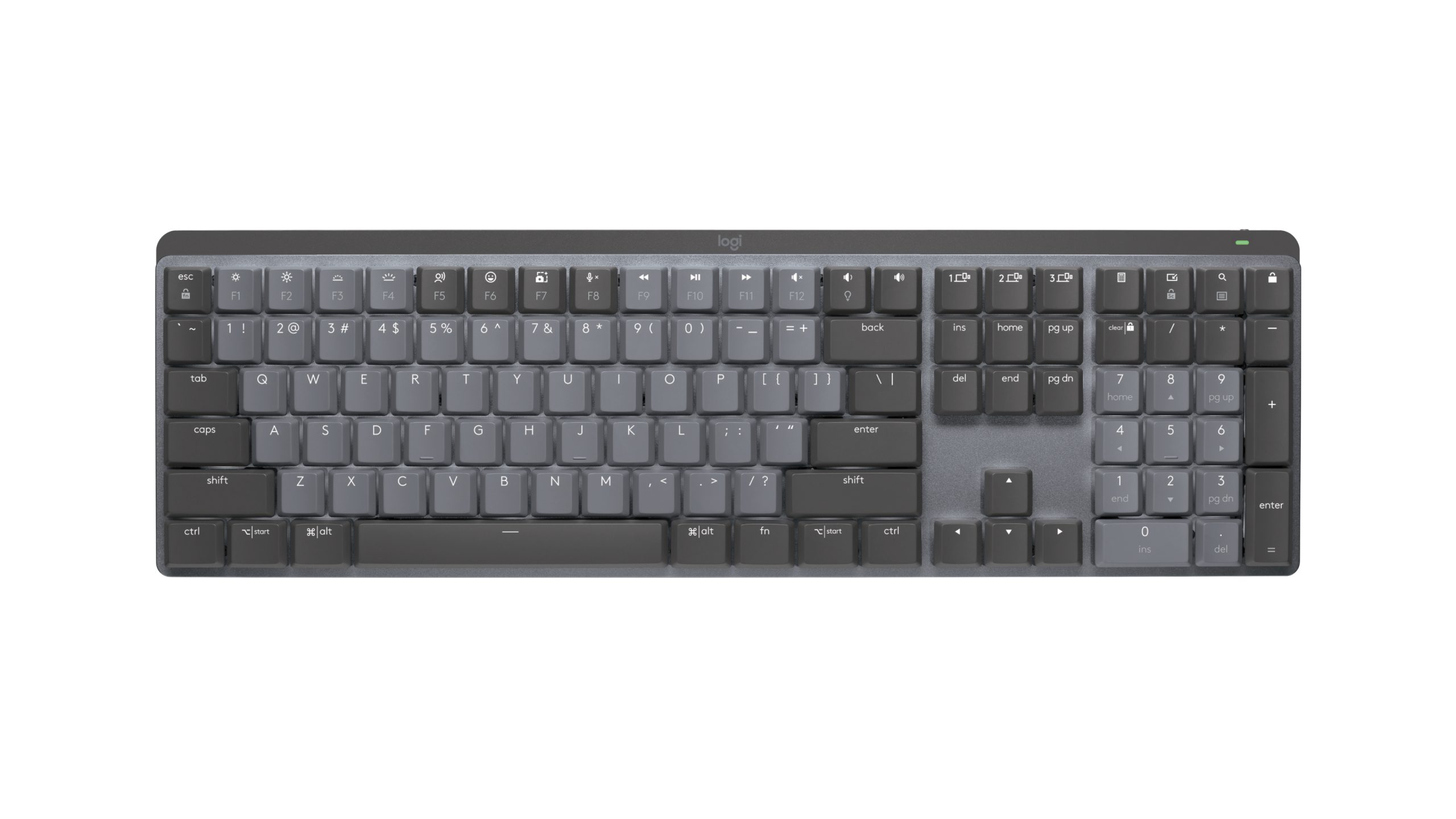 LOGITECH MX MECHANICAL WIRELESS KEYBOARD, ILLUMINATED, LOGI BOLT,BT,GRAPHITE,TACTILE,2YR - Image 7