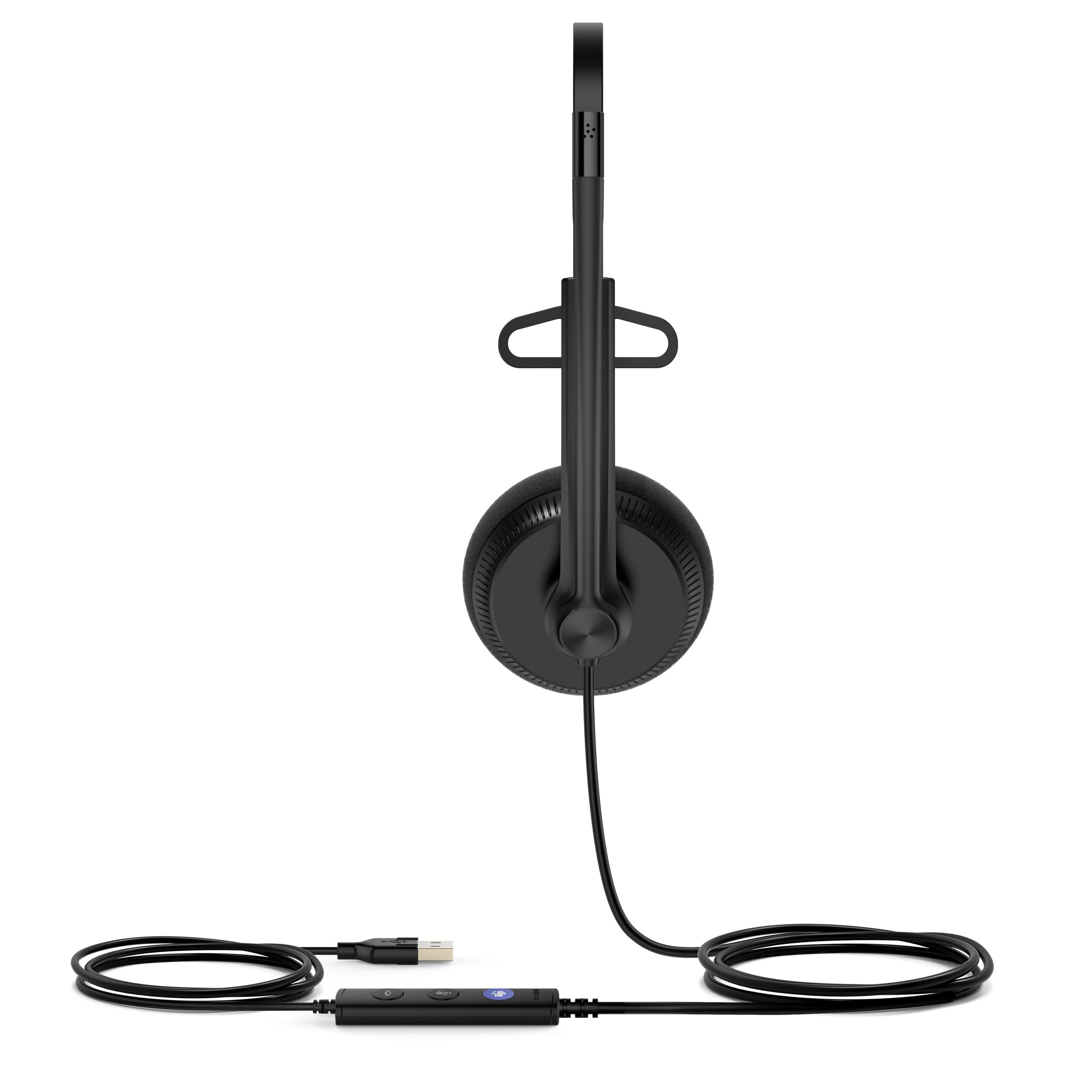 YEALINK WIRED (UH34-LITE) MS MONO HEADSET, NOISE CANCELLING MIC, FOAM CUSHION, USB-A - Image 3
