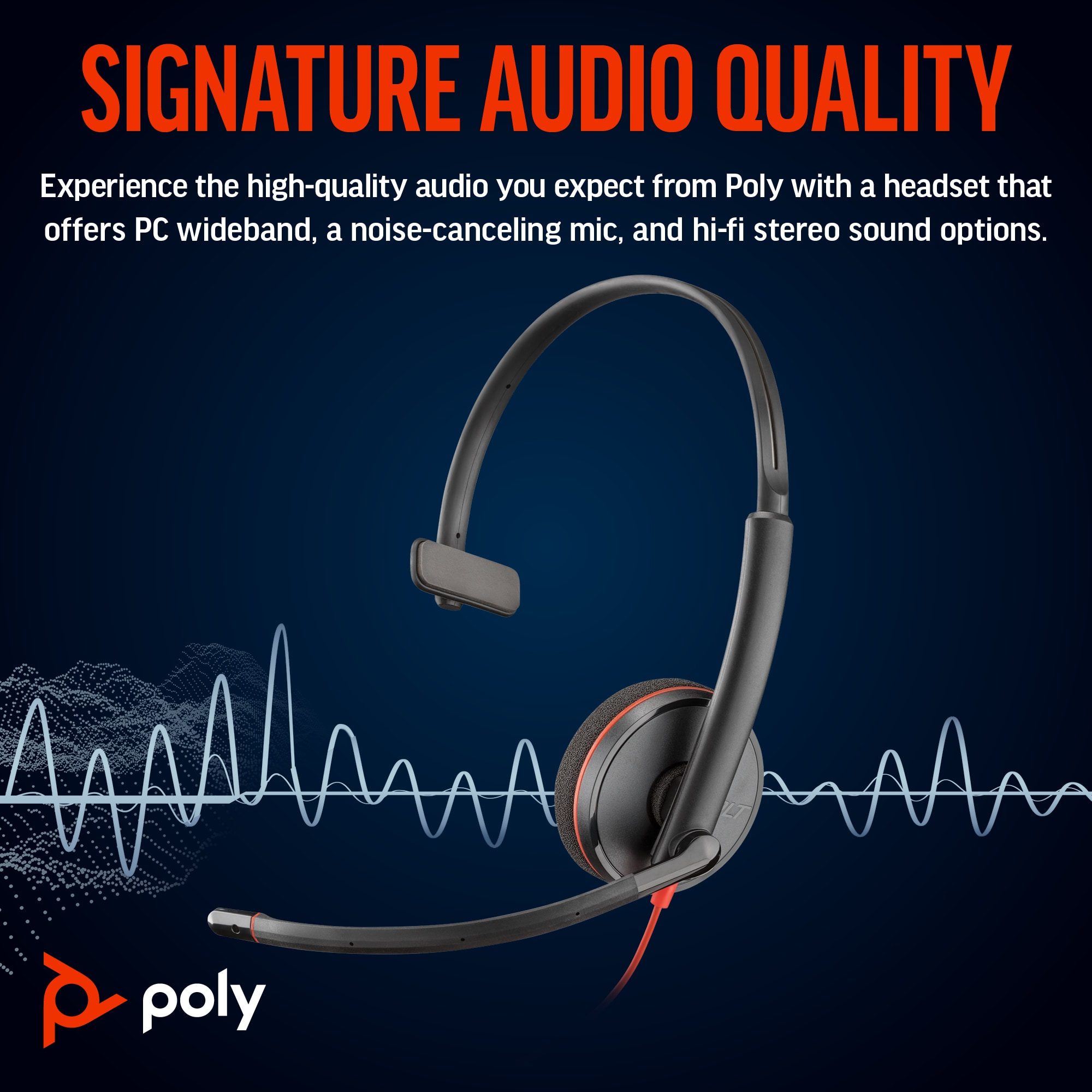 Poly BW 3210 Mono USB-C HS +USB-C/A - Image 15