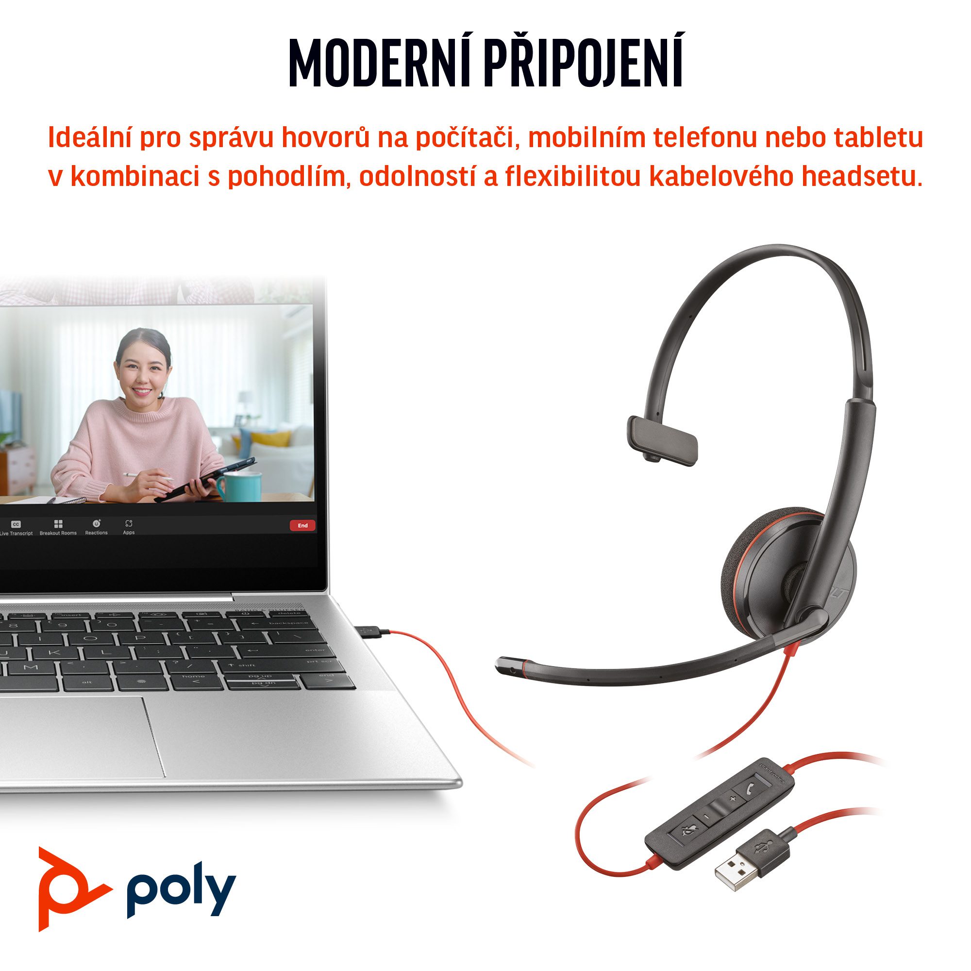Poly BW 3210 Mono USB-C HS +USB-C/A - Image 16