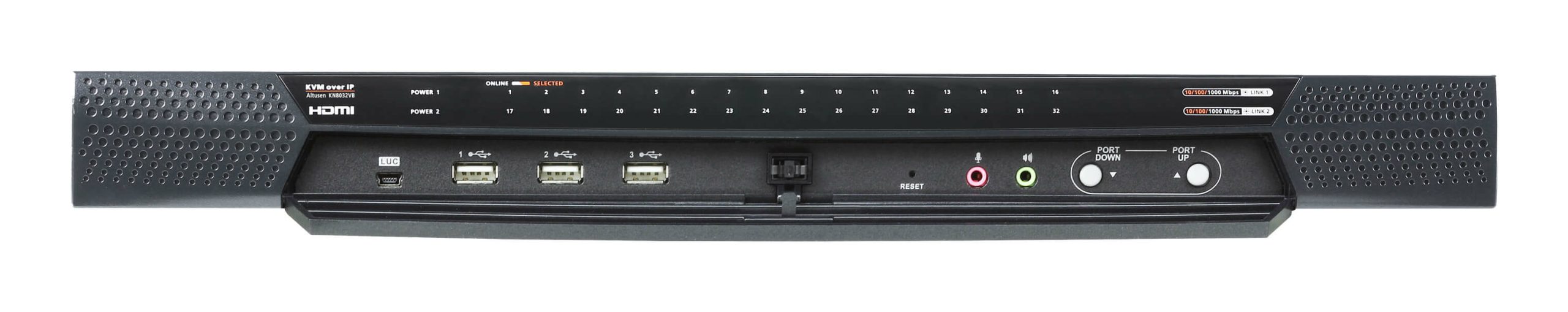 ATEN 1-LOCAL/8-REMOTE SHARED ACCESS 32-PORT MULTI-INTERFACE CAT 5 KVM OVER IP SWITCH - Image 3