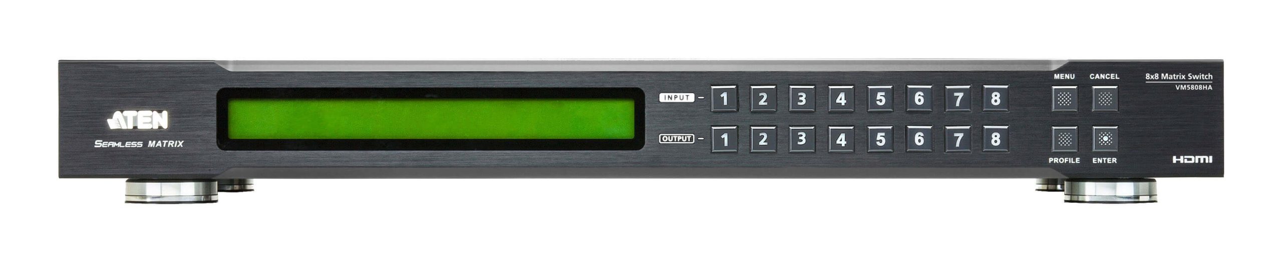 ATEN 8 X 8 HDMI MATRIX SWITCH WITH SCALER, SEAMLESS SWITCHING, FRAMESYNC AND INTUITUVE WEB - Image 3
