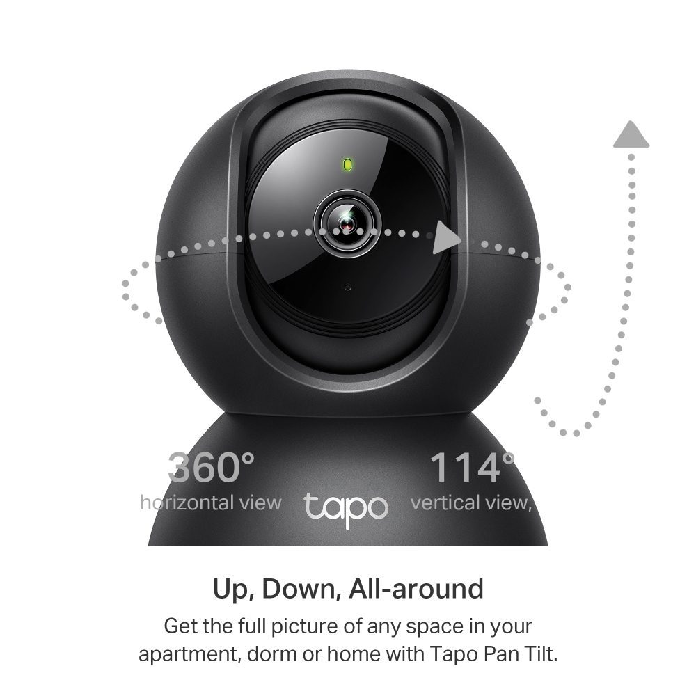 TP-Link Tapo C211 Pan/Tilt Home Security Wi-Fi Camera, 2K 3MP, 2-Way Audio, Night Vision up to 30 Ft, Privacy Zone - Image 6