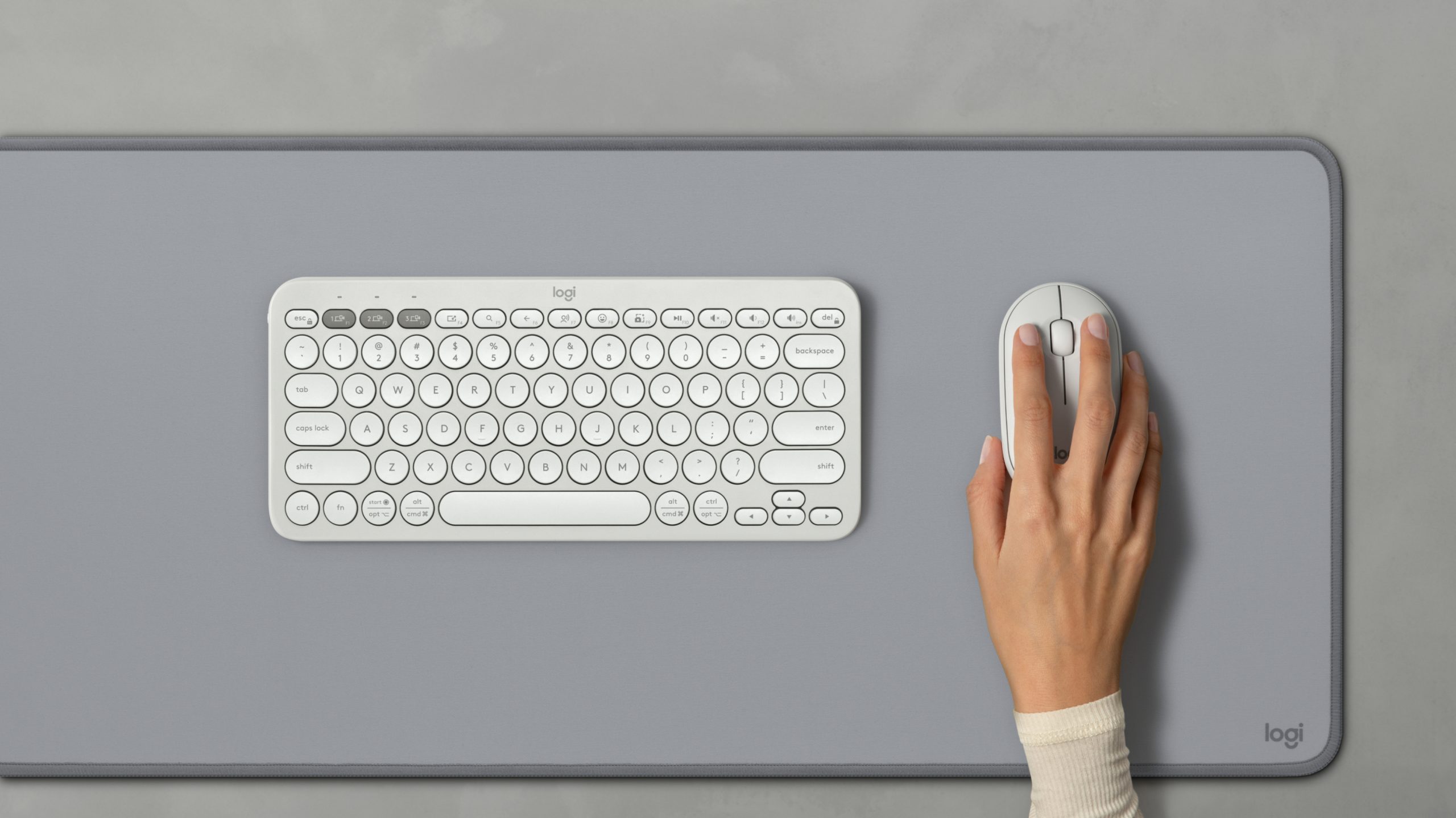 PEBBLE MOUSE 2 M350S - TONAL WHITE - Image 7