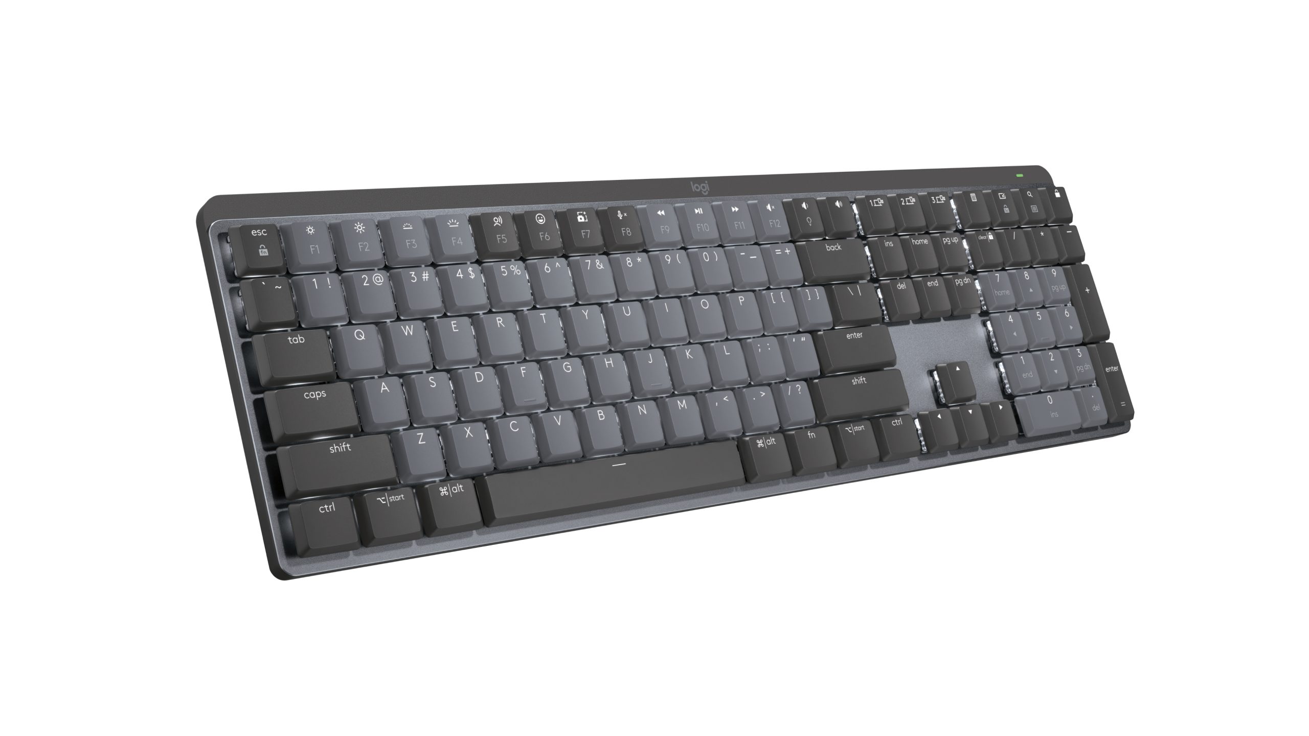 LOGITECH MX MECHANICAL WIRELESS KEYBOARD, ILLUMINATED, LOGI BOLT,BT,GRAPHITE,TACTILE,2YR - Image 9