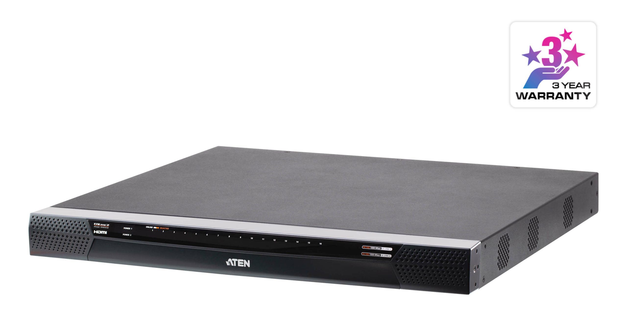 ATEN 1-LOCAL/4-REMOTE SHARED ACCESS 16-PORT MULTI-INTERFACE CAT 5 KVM OVER IP SWITCH - Image 3