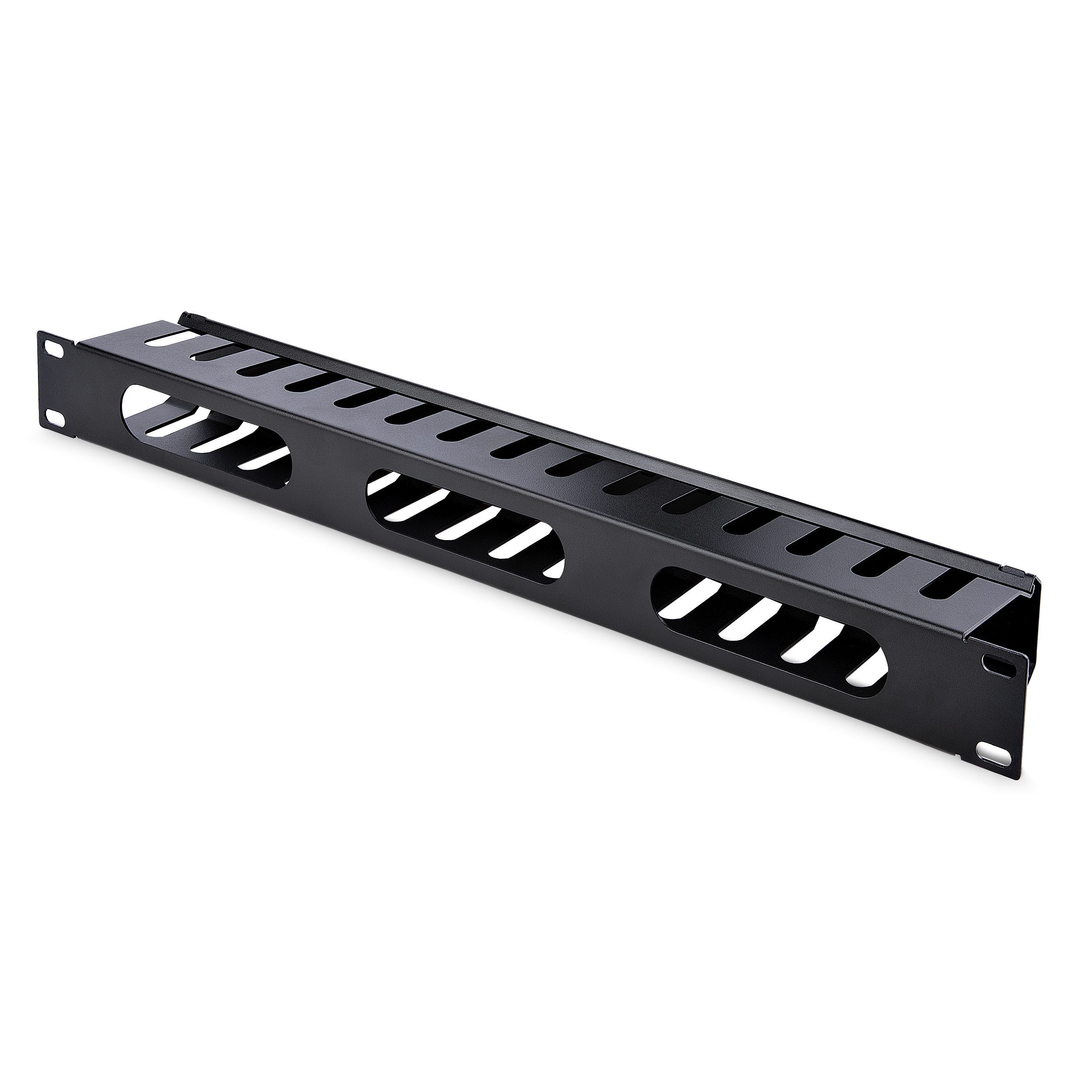 1U Finger Duct Cable Manager w/ Cover - Image 8