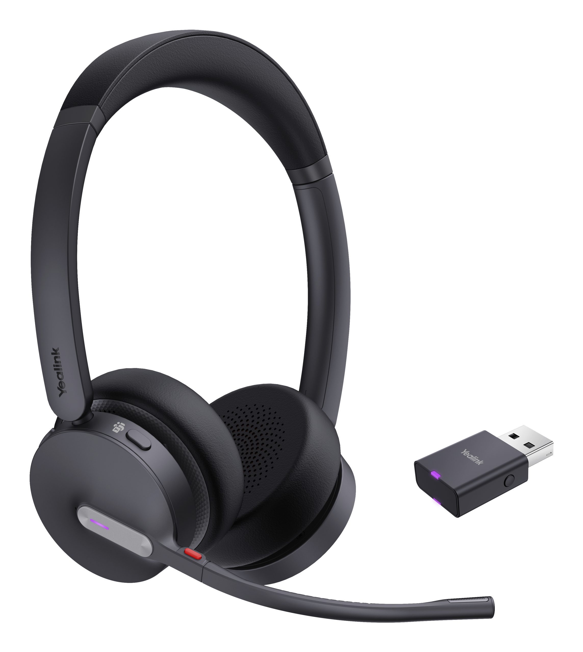 YEALINK BLUETOOTH DECT (WH64) MS STEREO HYBRID HEADSET, WDD60 DECT DONGLE, NO BASE STATION - Image 5