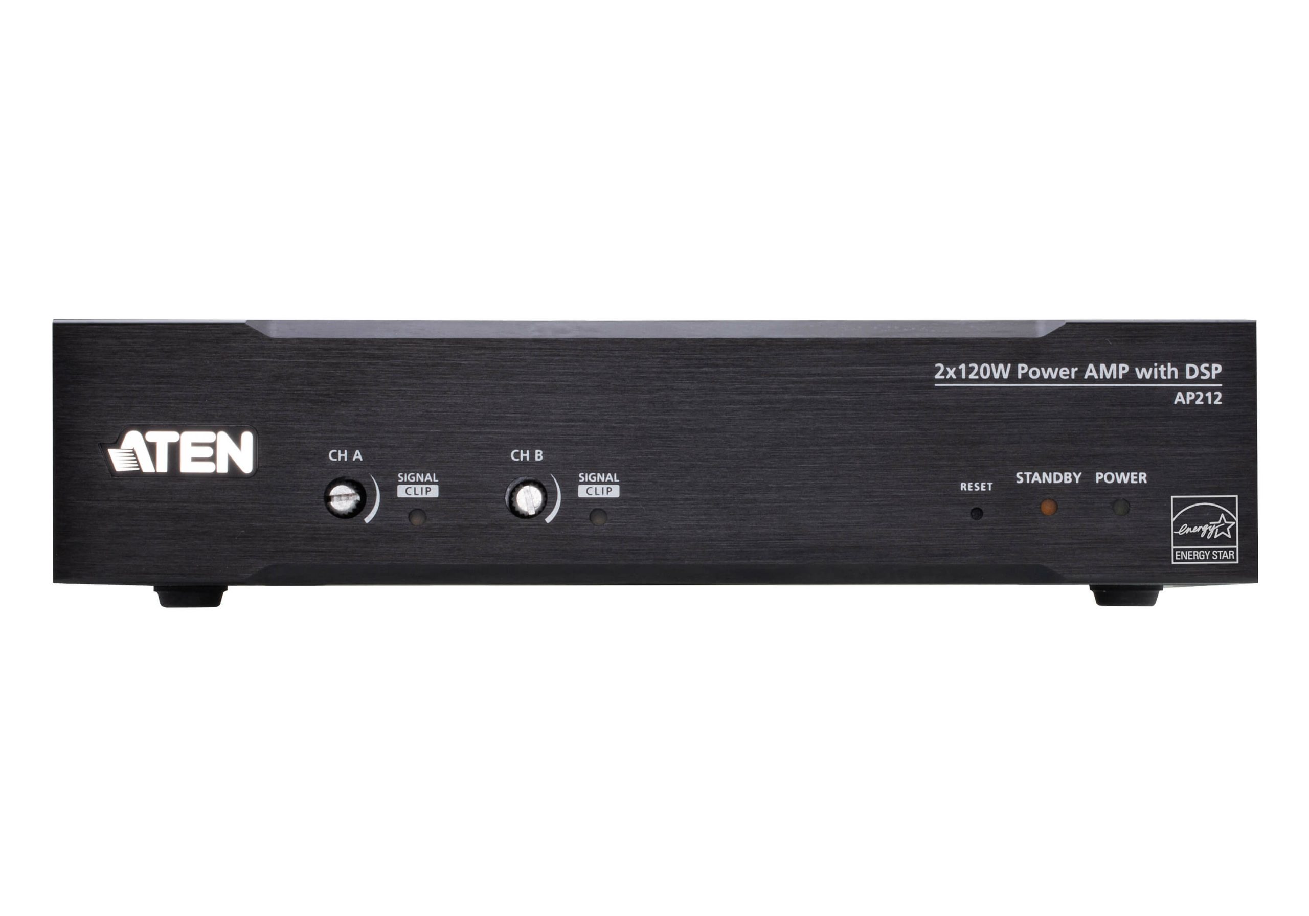 ATEN 2 X 120W POWER AMPLIFIER WITH DSP SUPPORTS BALANCED / UNBALANCED LINE LEVEL INPUTS - Image 4