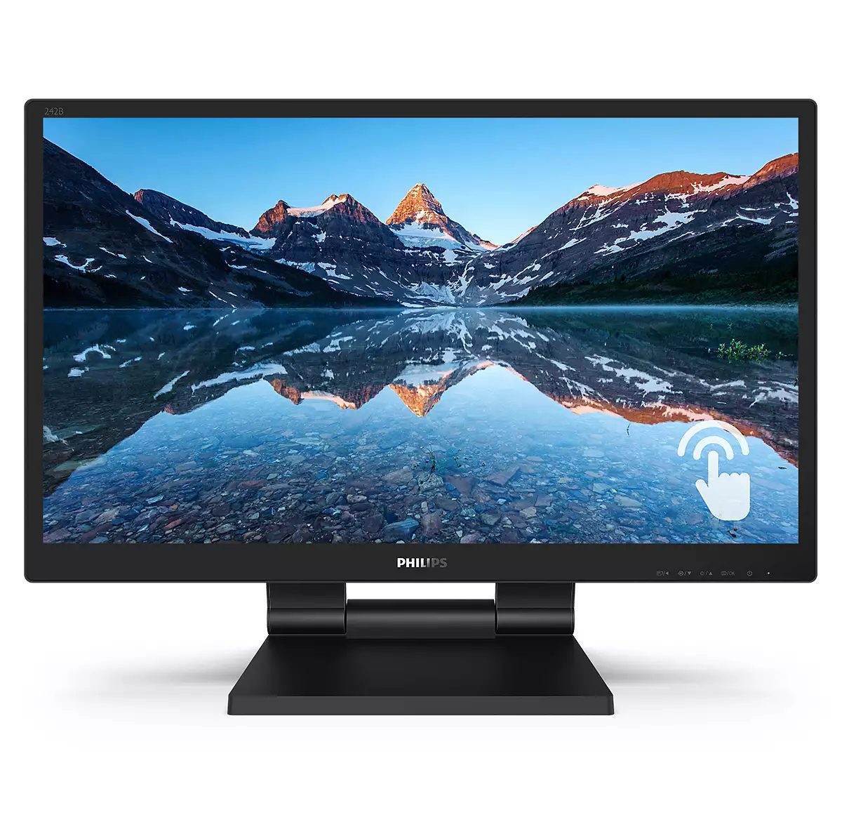 PHILIPS 24" (16:9) MONITOR, FHD TOUCH IPS, HDMI, DP, H/ADJ, SPK, 4YR - Image 7