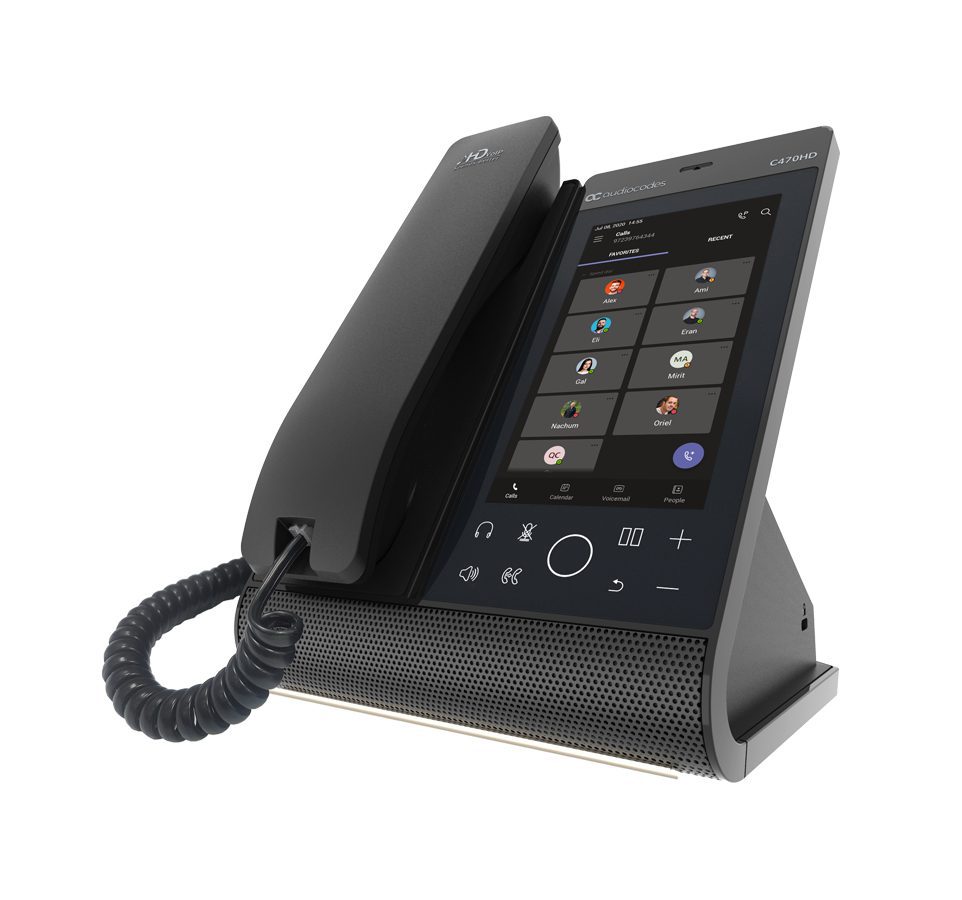 AUDIOCODES TEAMS C470HD TOTAL TOUCH IP POE PHONE, 5.5" COLOUR TOUCH LCD, BLUETOOTH, WIFI - Image 11