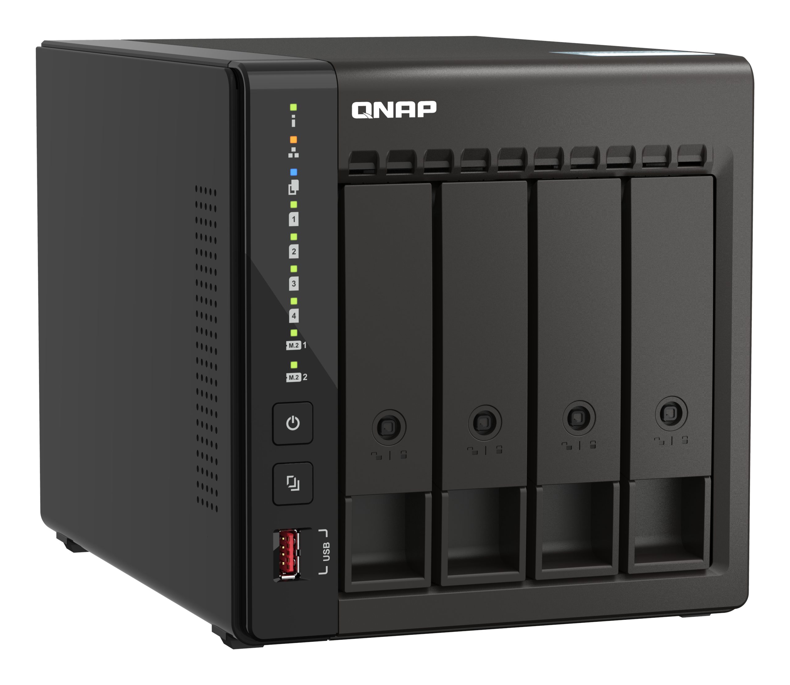 QNAP TS-453E-8G, 4-bay desktop NAS, Intel Celeron J6412 4C 2.0GHz, burst 2.6GHz, onboard 8GB RAM, 2 x HDMI 1.4b, 2x M.2 2280 PCIe slots, 2x 2.5GbE, 2 Years WTY - Image 7