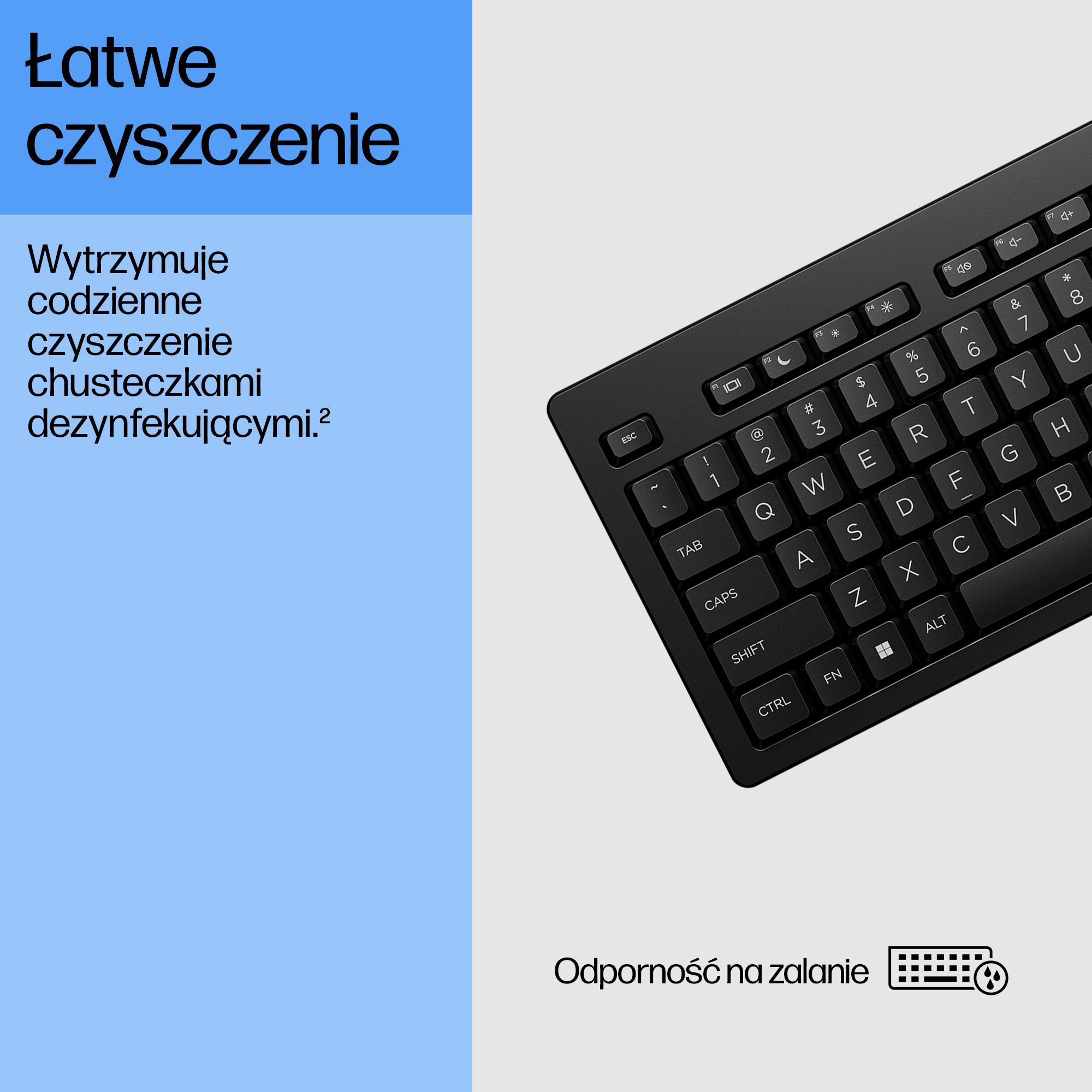 HP 125 Wired Keyboard - Compatible with Windows 10, Desktop PC, Laptop, Notebook USB Plug and Play Connectivity, Easy Cleaning 1YR WTY - Image 40