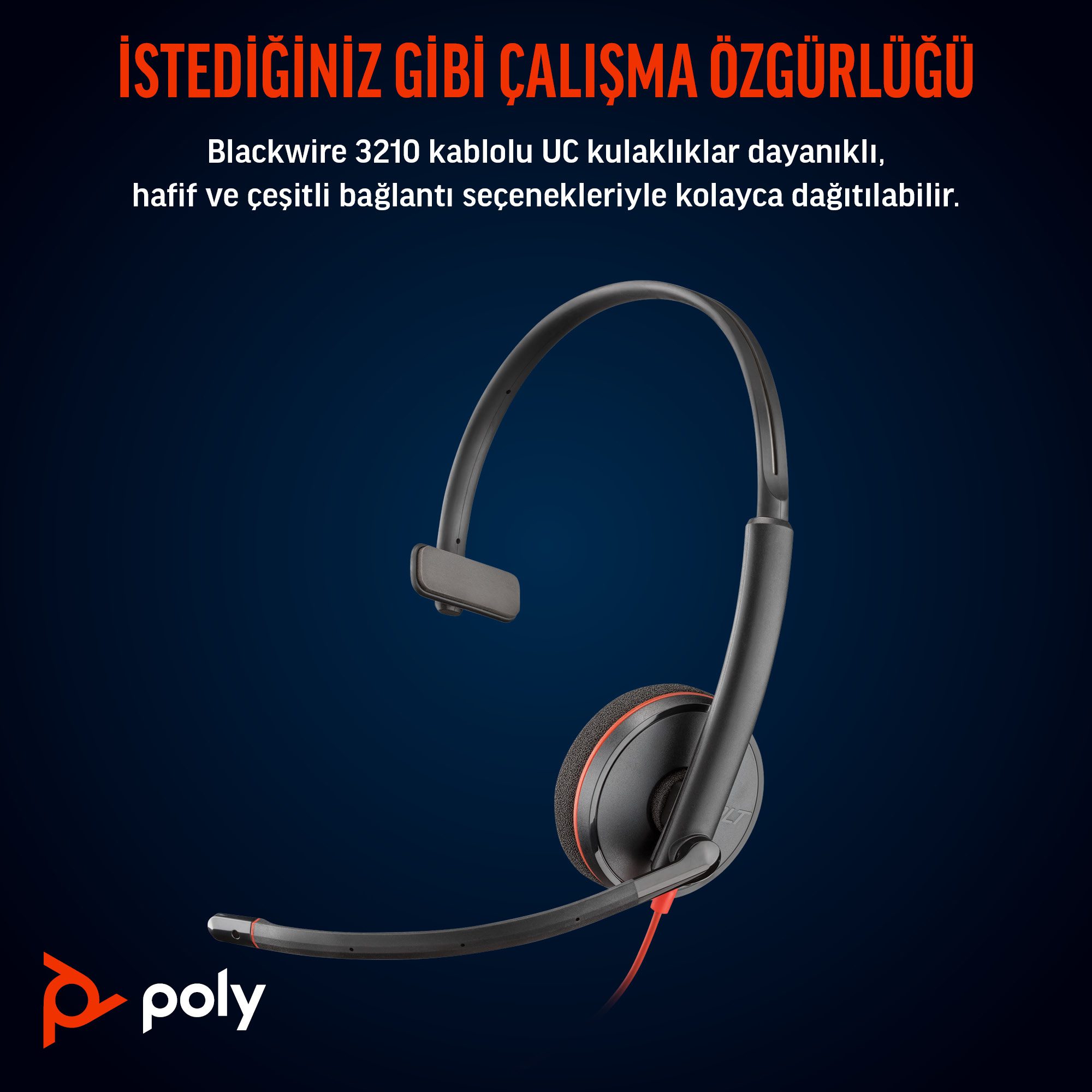 Poly BW 3210 Mono USB-C HS +USB-C/A - Image 18