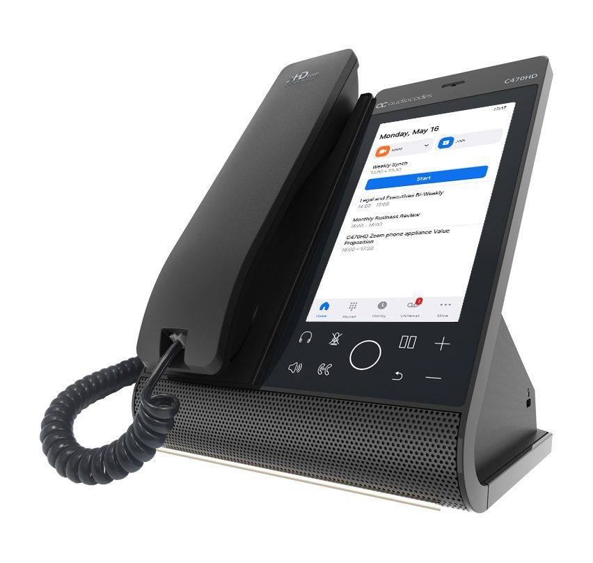 AUDIOCODES TEAMS C470HD TOTAL TOUCH IP POE PHONE, 5.5" COLOUR TOUCH LCD, BLUETOOTH, WIFI - Image 13