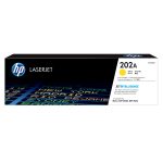 HP 202A Yellow Original LaserJet Toner Cartridge CF502A