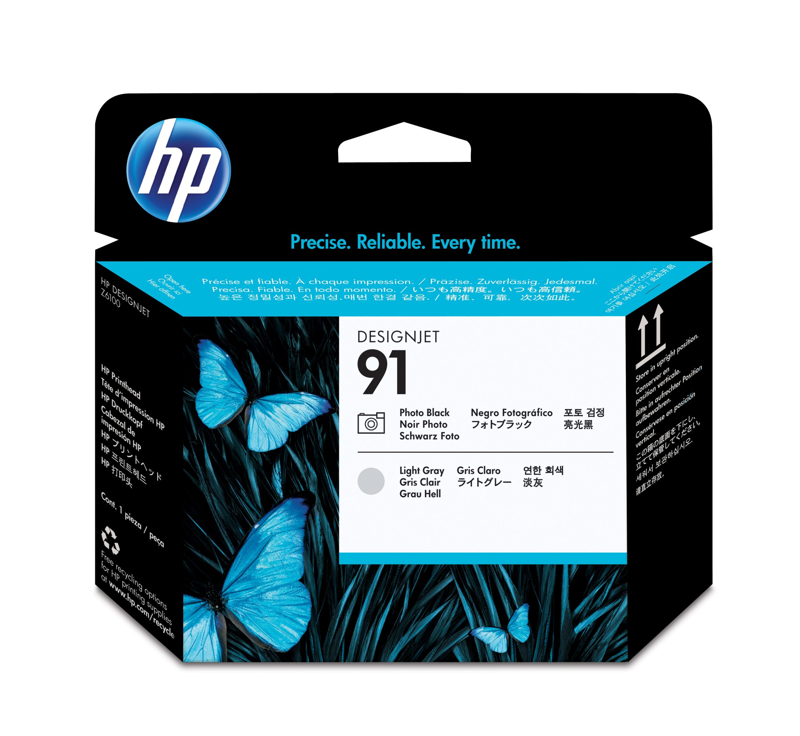 HP 91 PHOTO BLACK AND LT GRAY PRINTHEAD - Z6100
