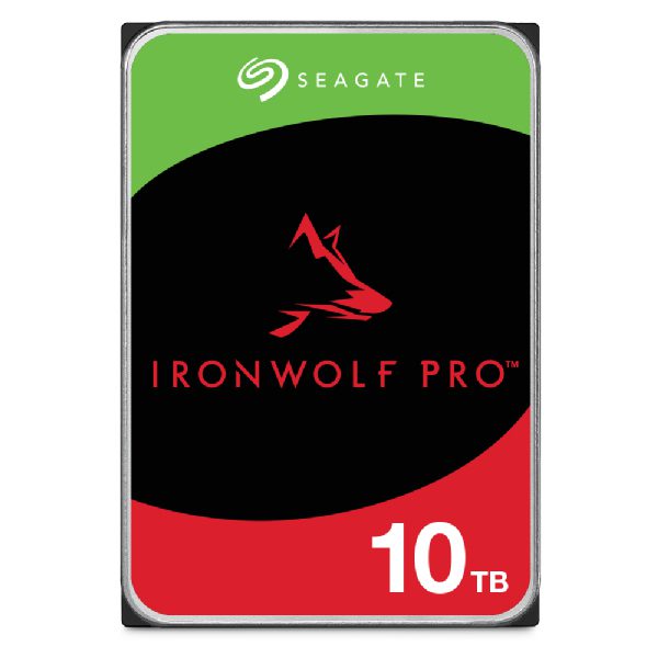 SEAGATE IRONWOLF NAS PRO INTERNAL 3.5" SATA DRIVE, 10TB, 6GB/S, 7200RPM