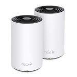 TP-Link ) Axe5400 Tri-band Mesh Wi-fi 6e System, 574 Mbps At 2.4 Ghz + 2402 Mbps At 5 Ghz + 2402 Mbps At 6 Ghz (DECO XE75 PRO(2-PACK))