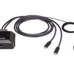 Aten 2-port 4k Displayport Usb-c Cable Kvm Switch With Remote Port Selector (US3312-AT)