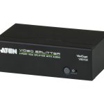 Aten Professional Video Splitter 2 Port Vga Splitter With Audio 450mhz, 1920×1440@60hz, Cascadable To 3 Levels (up To 8 Outputs) (VS0102-AT-U)