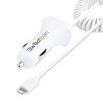 Lightning Car Charger w/ Cable 2 Ports