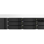 QNAP TS-873AeU-4G, 8-bay short-depth rackmount NAS, AMD Ryzen V1000 series V1500B 4C/8T 2.2GHz, 4GB DDR4 SODIMM RAM, 3y wty (no RAIL)