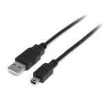StarTech.com – USB 2.0 A to Mini USB B Cable, 2m, Male to Male