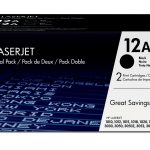 12A BLACK TWIN-P LJ TONER CART Q2612AD